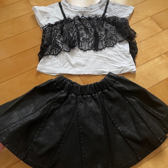 Get 2, Girls‘ skirt and shirt，size ( 110cm) - Picture 3 of 5